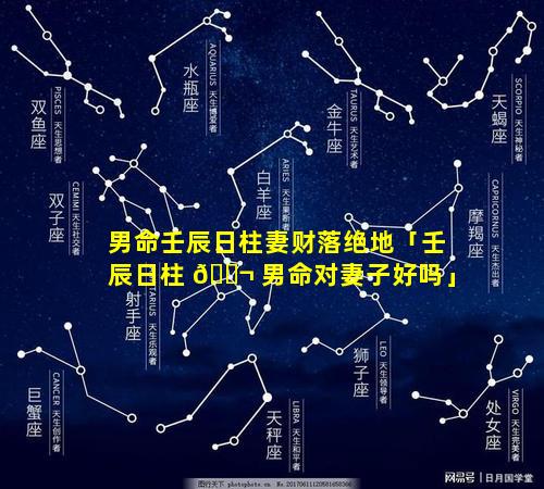 男命壬辰日柱妻财落绝地「壬辰日柱 🐬 男命对妻子好吗」